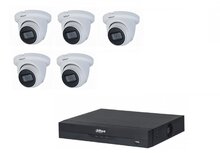 Dahua NVR met 5 x 4MP 30M IR camera met ingebouwde microfoon