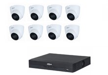 Dahua NVR met 8 x 2MP 30M IR camera 