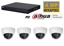 Dahua NVR met 4 X 4MP PTZ camera