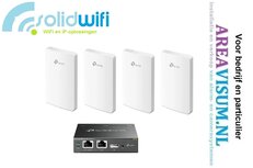 Omada EAP235-Wall 4-pack + OC200 Cloud controller