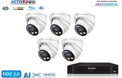 NVR 1TB met 5 x 8mp  colournight 2.0 active deterrence pro camera 