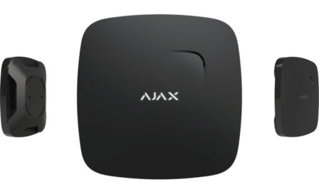 Ajax FireProtect brand-koolmonoxide-detector draadloos zwart