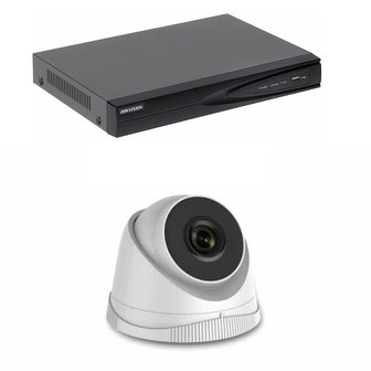 Camerabewaking systeem met 1 x 4MP HD  Dome camera – draadloos