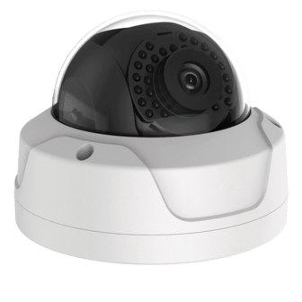 Basic series Camerabewaking set met 4 x 4MP HD Dome camera – bekabeld 