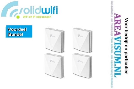 Omada EAP650-Wall 11ax (Wi-Fi 6) Indoor Access Point 4-pack