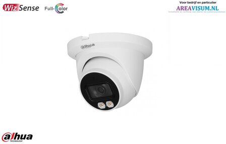 Dahua 8ch. NVR met 3 x 4MP Lite AI Full-color Warm wit licht LED Eyeball