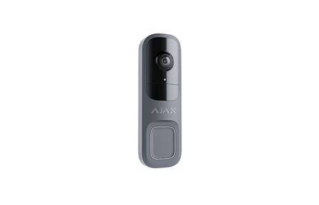 AJAX DoorBell  Slimme Videodeurbel met Geavanceerde Beveiliging donker grijs