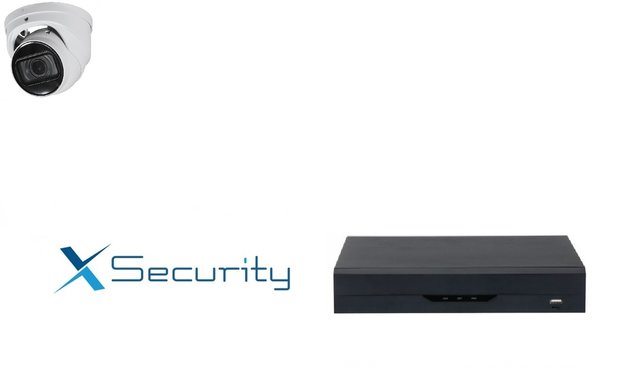 X-security NVR  met 1 x 8MP starlight camera + audio