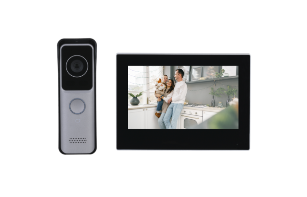X-security video deurbel met intern videoscherm