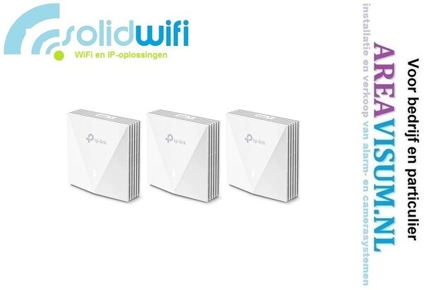 Omada EAP650-Wall 11ax (Wi-Fi 6) Indoor Access Point 3-pack