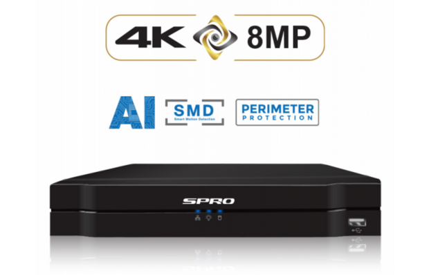 NVR 1TB met 1 x 8mp  colournight 2.0 active deterrence pro camera 