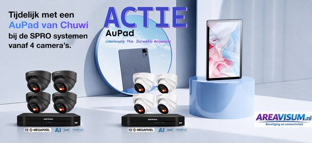 Chuwi AuPad 10.95 inch tablet  areavisum.nl camerabeveiliging bewaking alarm